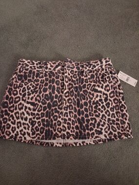 PacSun Leopard Print Mini Skirt